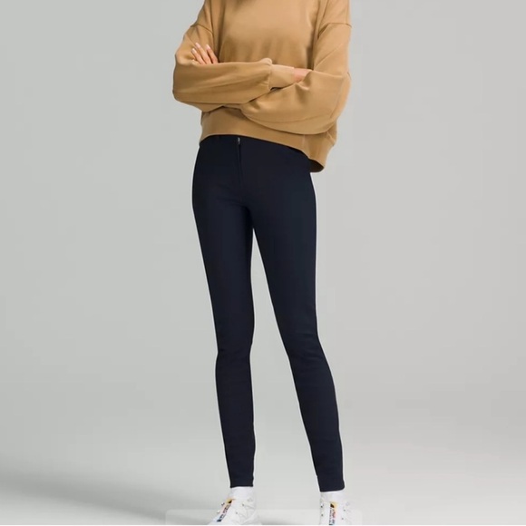 Lululemon City Sleek 5 Pocket High Rise  Pant 30" True Navy Dark Blue - Picture 16 of 16